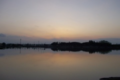 2015/09/27_伊佐沼の夕暮れ