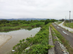 2018/06/16_早月川河口から立山連峰を望む