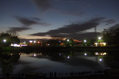 2015/12/30_西城沼公園の夕暮れ