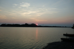 2015/07/26_伊佐沼の夕日
