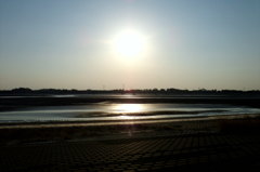 2014/03/23_谷中湖の夕暮れ