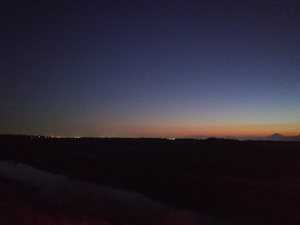 2017/01/02_荒川の夕暮れ