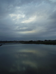 2017/05/27_水田の曇天