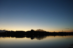 2015/11/15_伊佐沼の夕暮れ