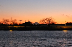 2015/01/17_夕暮れの富士山