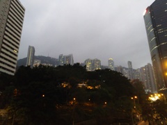 2017/03/12_香港公園とビル群