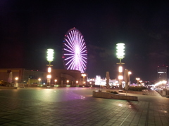 2014/01/01_夜の夢の大橋とパレットタウン大観覧車