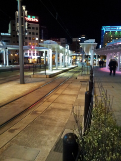 2019/04/13_夜の福井鉄道福井駅