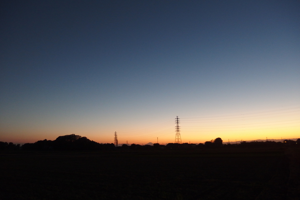 2015/10/25_夕暮れ
