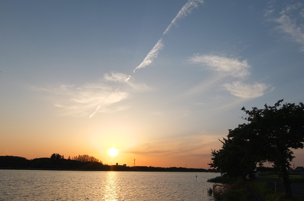 2014/05/18_夕暮れの伊佐沼