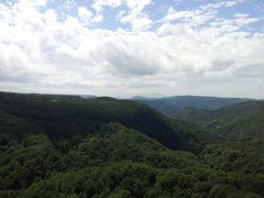 2018/07/15_城ヶ倉大橋北の休憩コーナーからの眺め