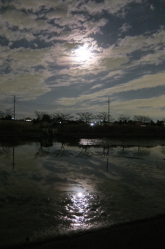 2014/12/07_月夜の伊佐沼