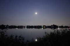 2015/09/27_伊佐沼の月夜