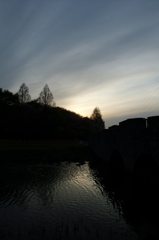 2016/04/09_花の丘農林公苑の夕暮れ