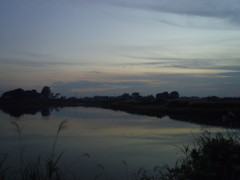 2016/10/16_溜め池の夕暮れ