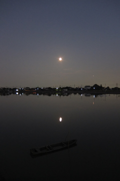 2015/09/27_伊佐沼の月夜