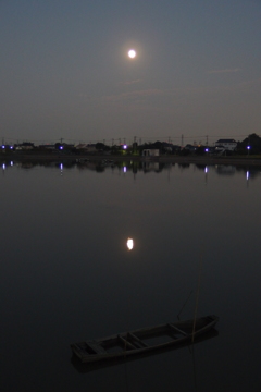 2015/09/27_伊佐沼の月夜