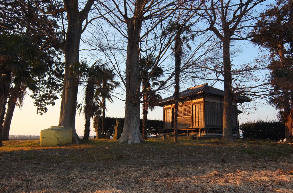 2014/02/23_夕暮れの神社