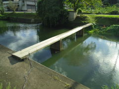 2017/09/18_槻川の冠水橋