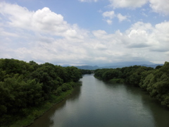 2018/07/14_杜の大橋から雫石川上流を望む