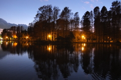 2014/12/14_夕暮れの別所沼公園