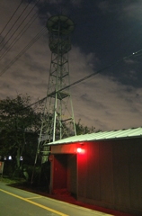 2014/11/03_夜の消防小屋と火の見櫓