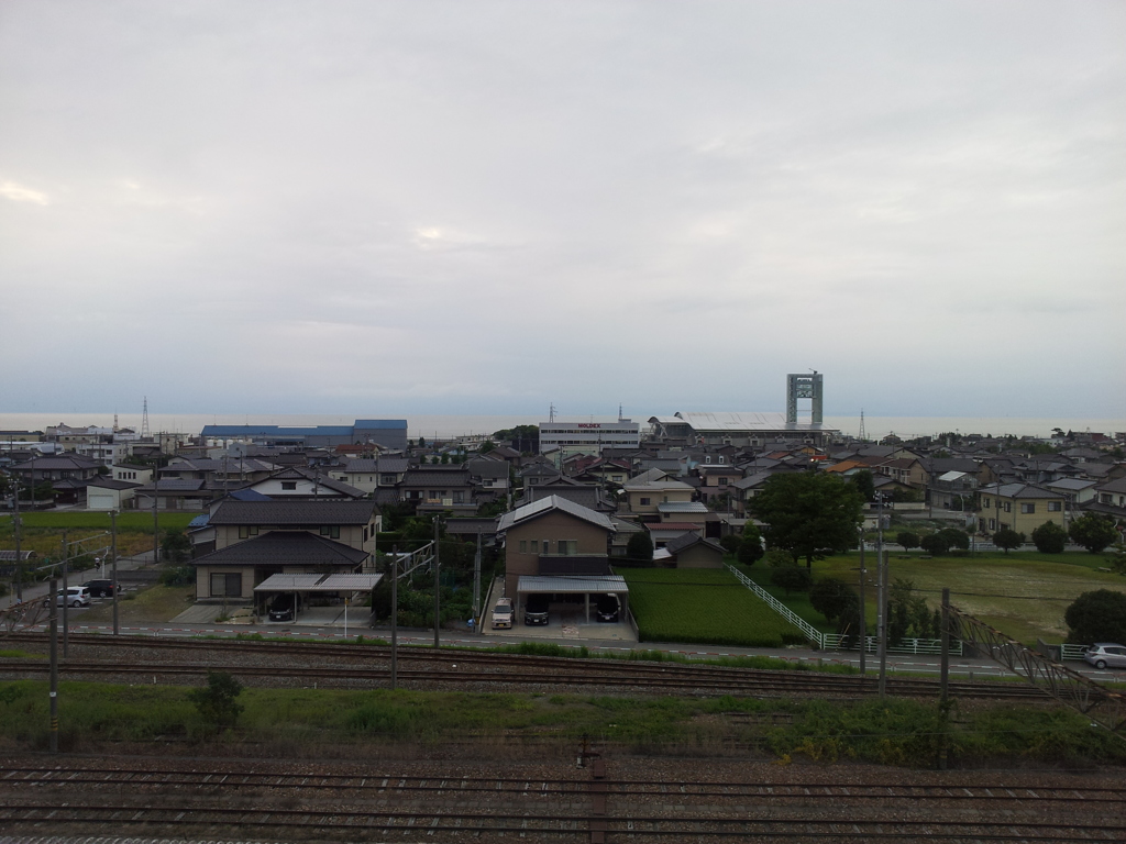2017/08/10_宿から富山湾を望む