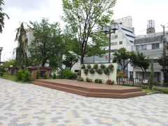 2018/07/14_木伏緑地のステージ