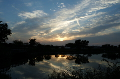 2015/10/03_柴山沼の夕暮れ