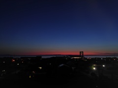 2017/06/14_宿から富山湾の夕暮れを望む