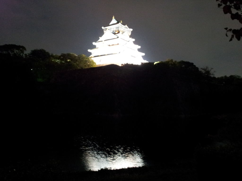 2017/10/27_夜の大阪城天守