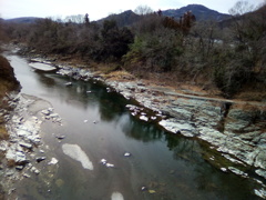2019/03/10_金石水管橋から荒川を望む