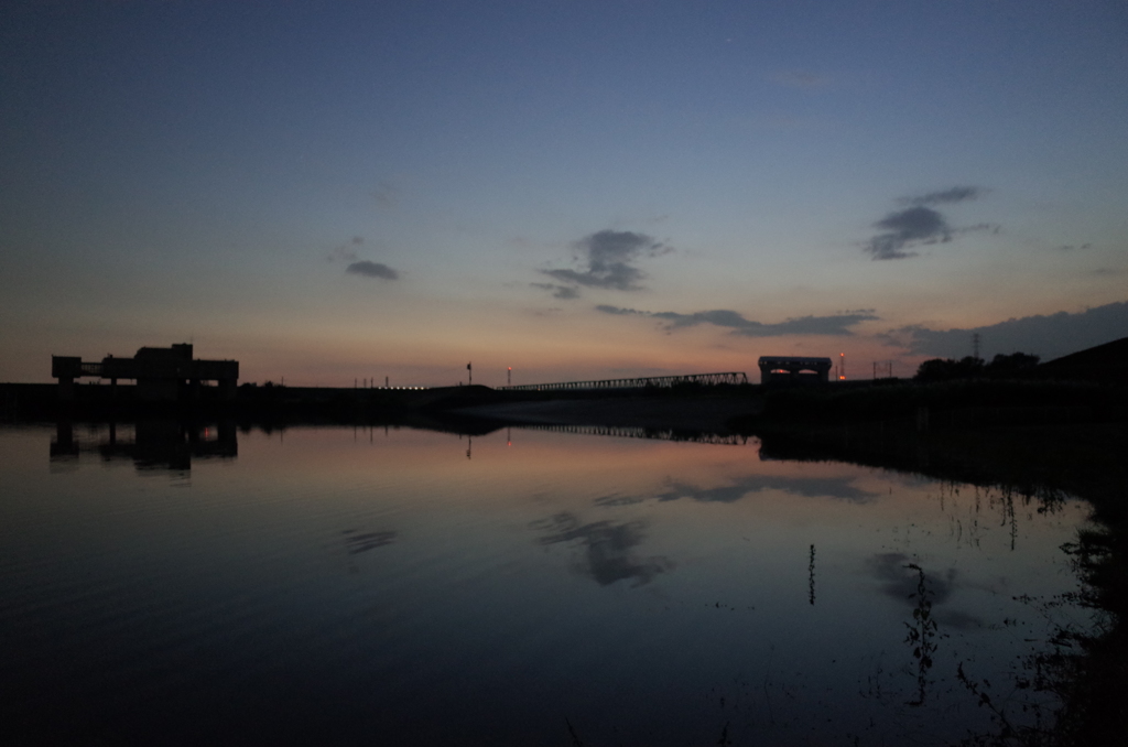 2015/10/12_彩湖の夕暮れ（没カット）