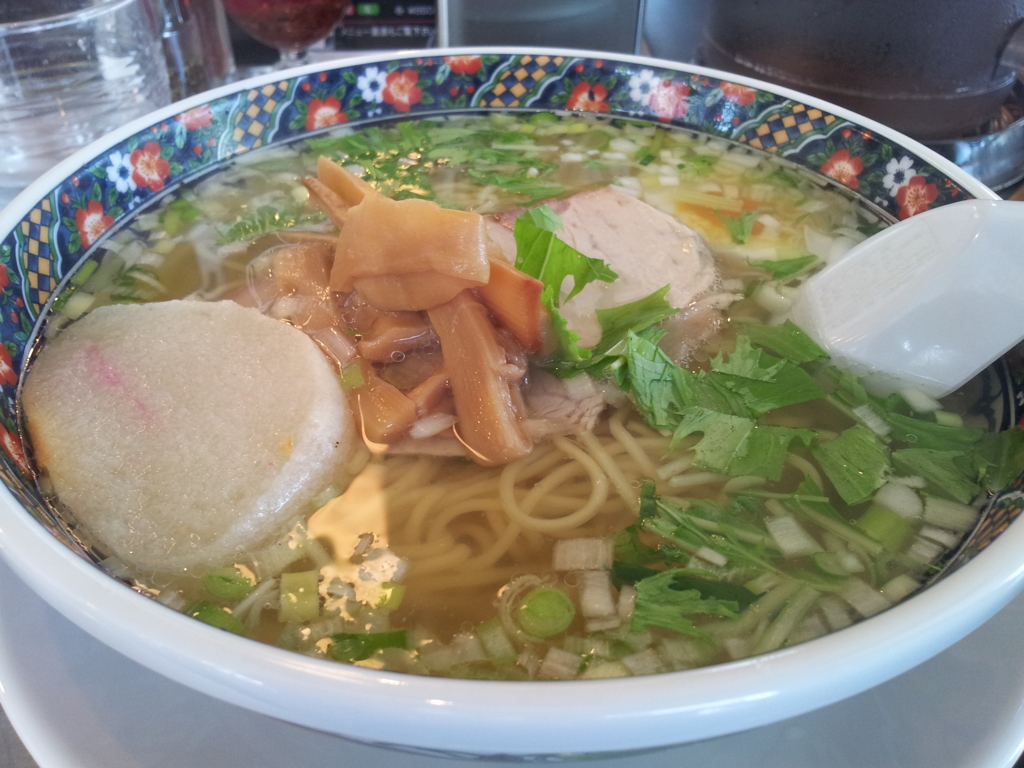 2016/08/12_あじさい本店にて塩ラーメン