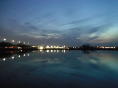 2017/02/26_溜め池の夕暮れ