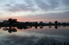 2015/10/03_柴山沼の夕暮れ