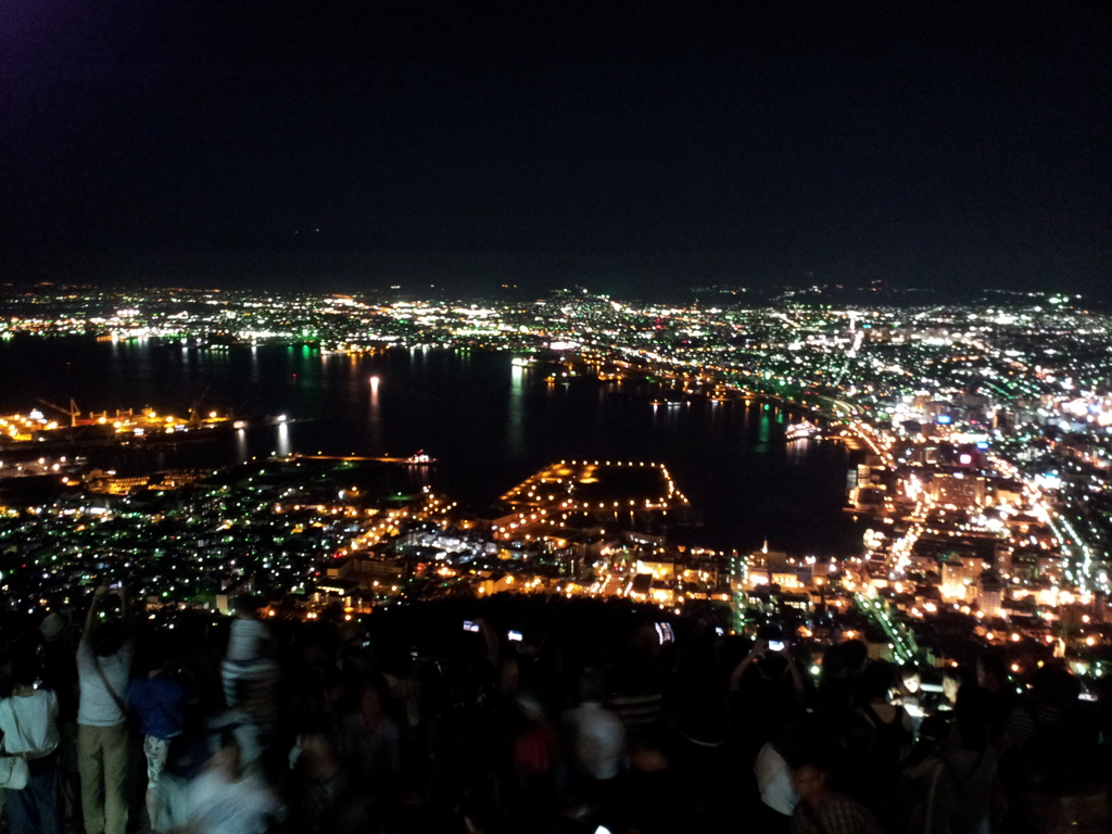 2016/08/12_夜、函館山から函館市街を望む（没カット）