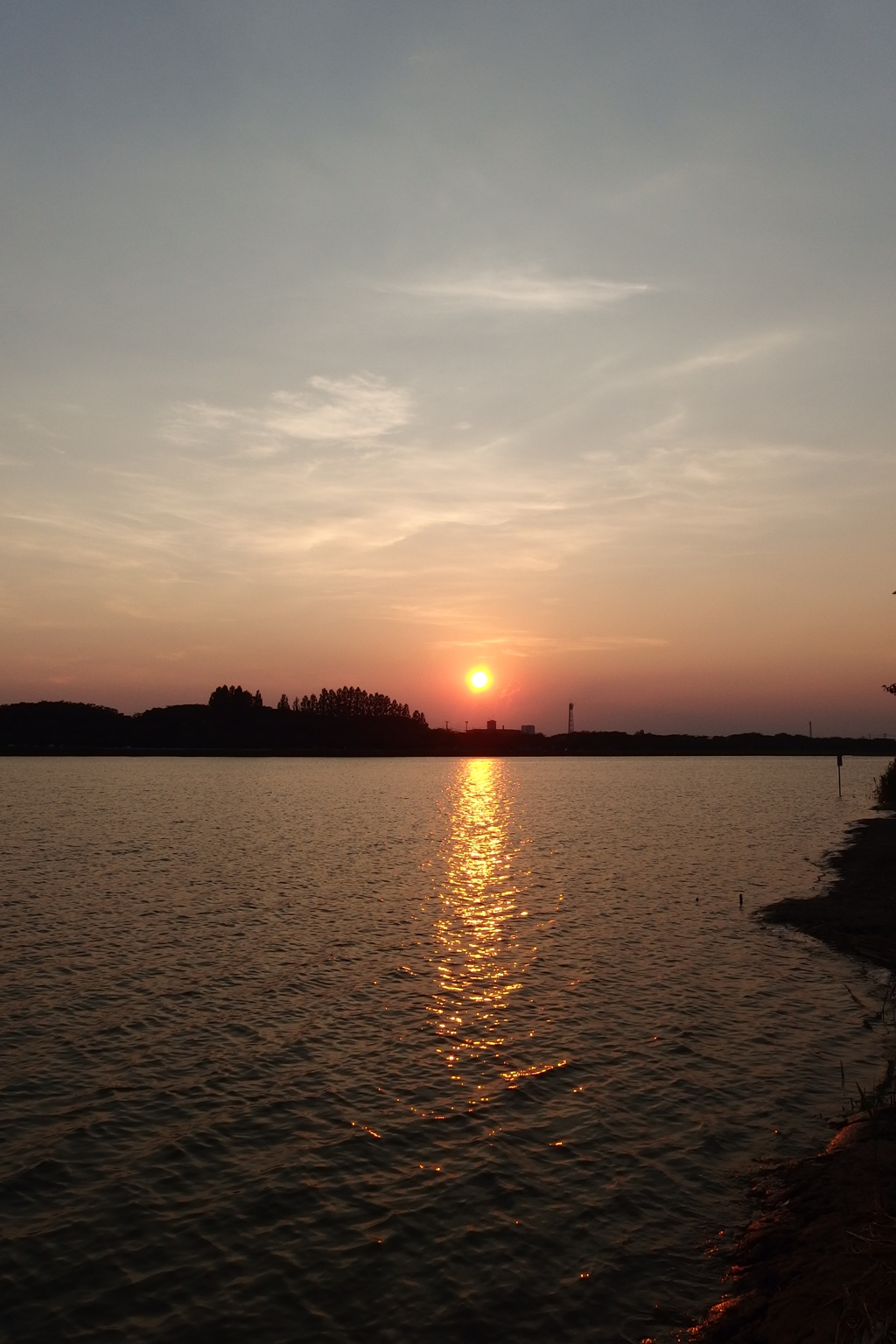2015/07/26_伊佐沼の夕日