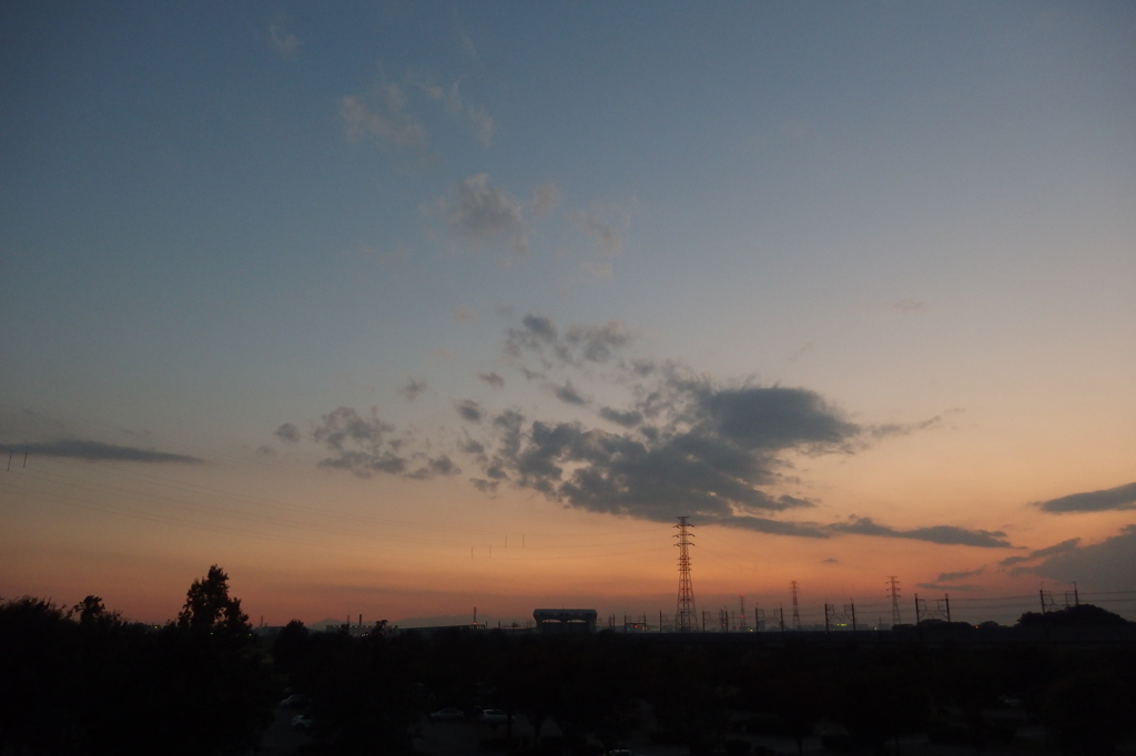 2015/10/12_荒川彩湖公園の夕暮れ