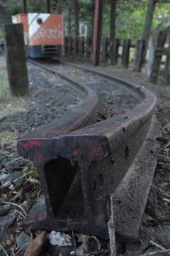 2016/04/30_トロッコ公園 天の川ステーションのレールと機関車
