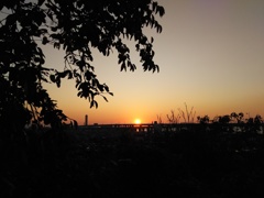 2017/10/26_瀬戸大橋線の夕日