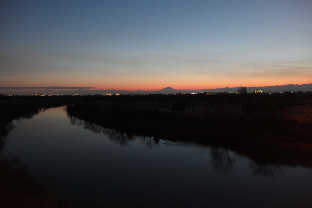 2017/01/21_荒川の夕暮れ