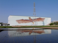 2017/05/05_水田に埼玉トヨペット