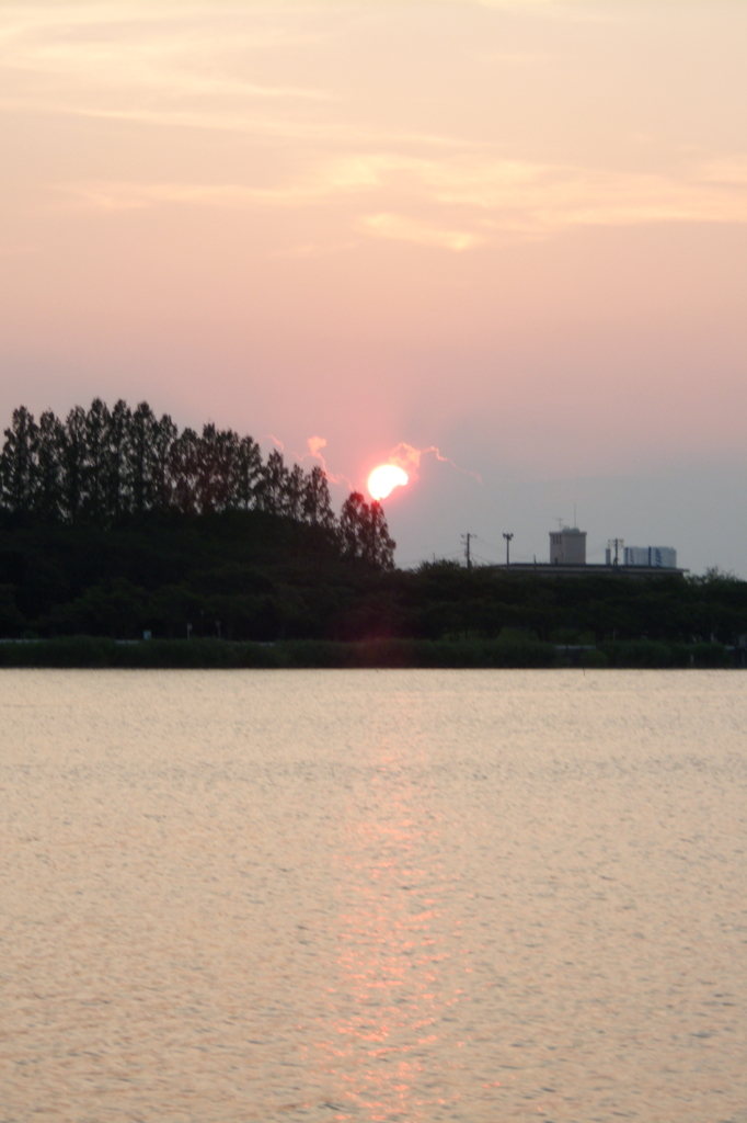 2015/07/26_伊佐沼の夕日