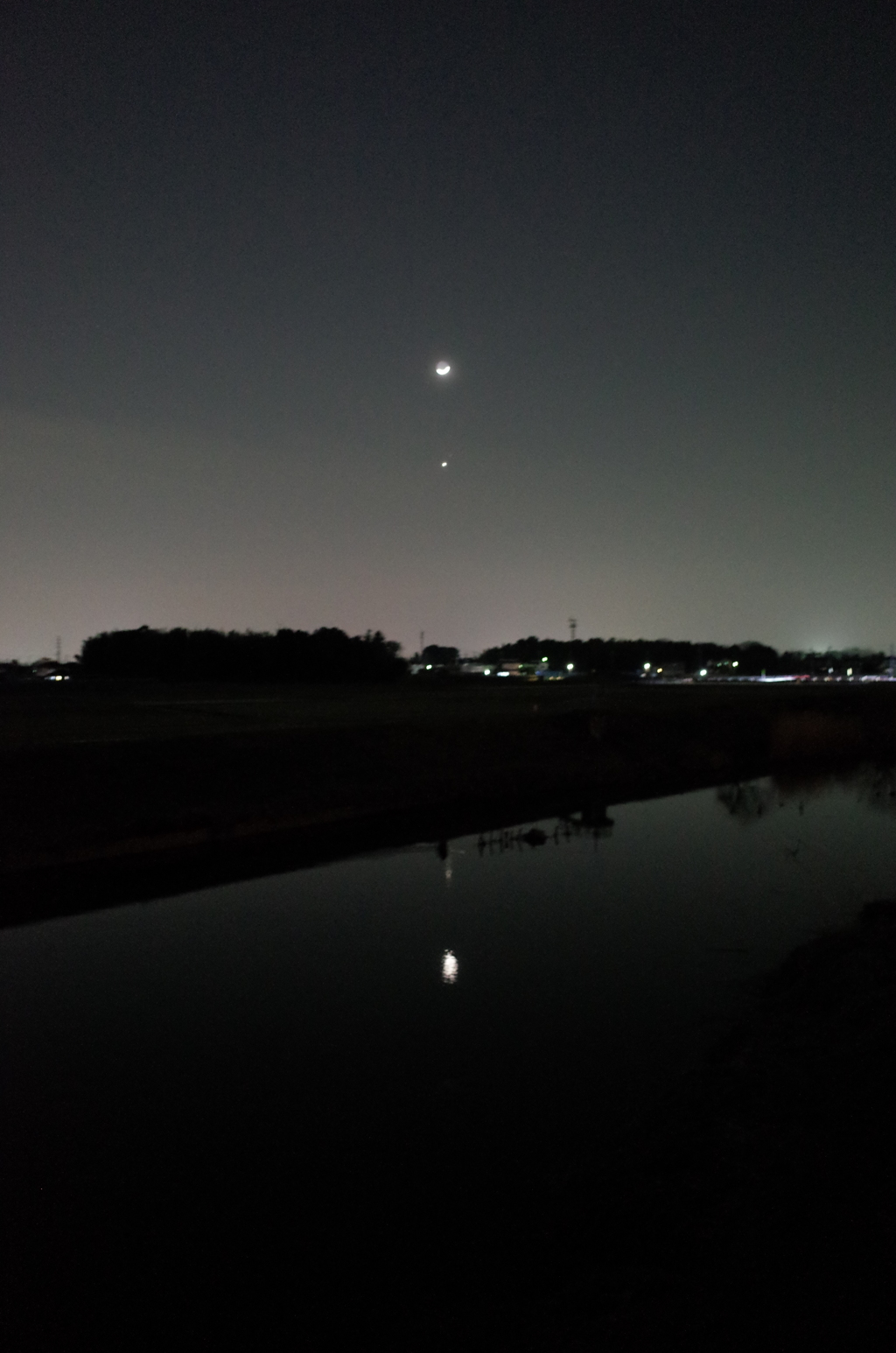 2015/02/21_元荒川の月夜