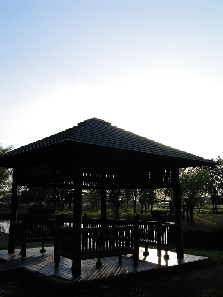 2017/04/16_夕暮れのさきたま古墳公園 古墳亭