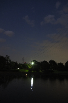 2015/10/04_夕暮れの平成の森公園