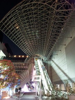 2019/04/12_夜の京都駅 東広場