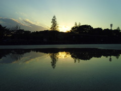 2017/04/23_花の丘農林公苑の夕暮れ