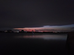 2017/02/18_溜め池の夕暮れ